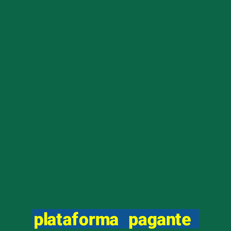 plataforma pagante fortune tiger